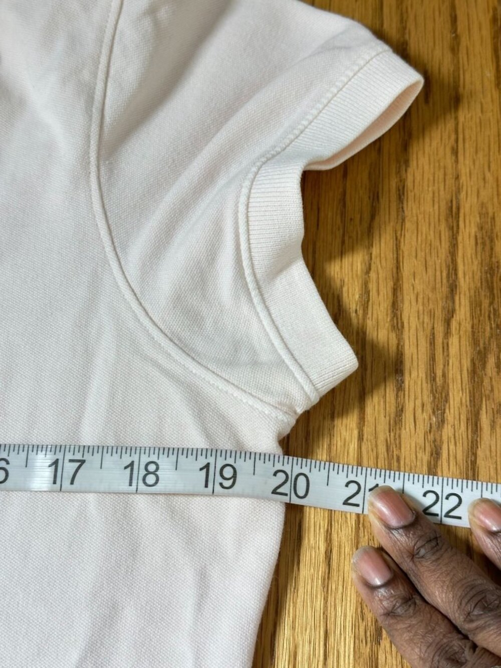 Talbots Petites Light Pink Polo Shirt Women’s Large Petite Short Sleeve Top - Picture 5 of 6